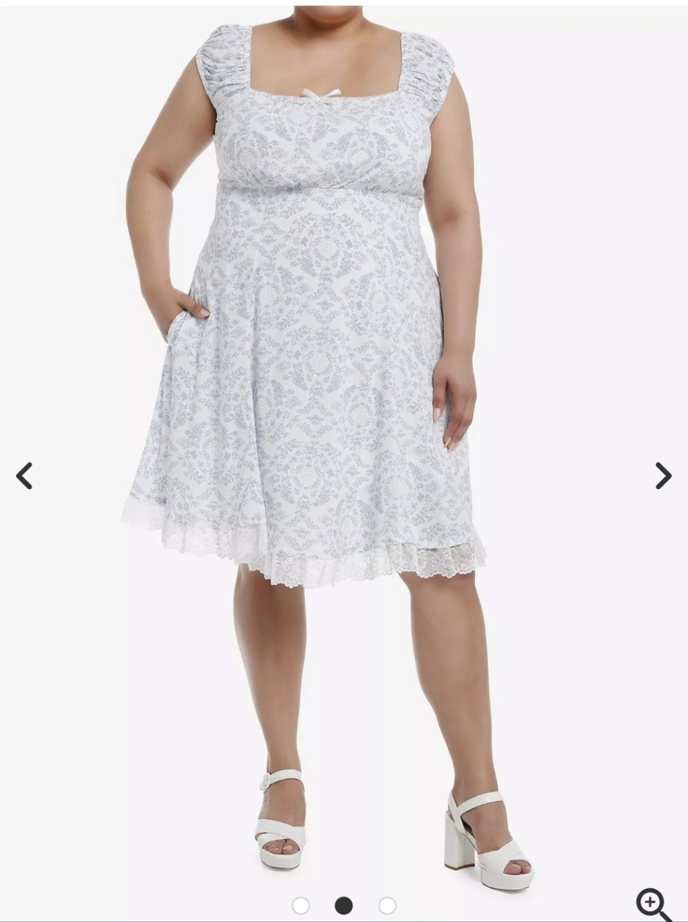 BridgertonHer Universe Bridgerton Lace Babydoll Dress Size Large